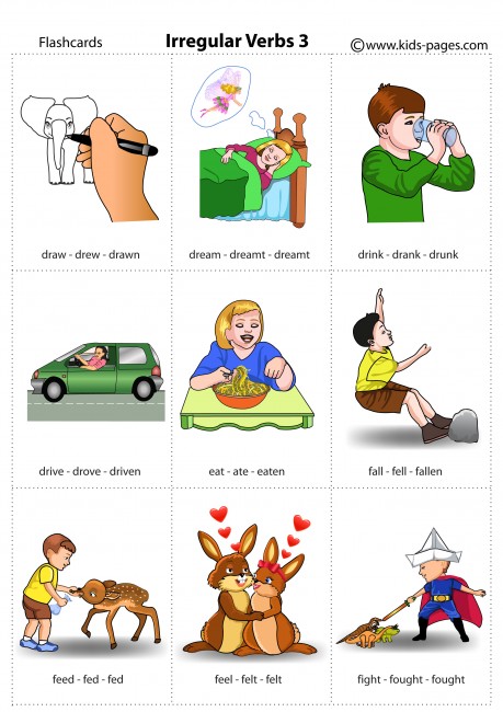 Irregular Verbs 3 flashcard